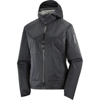 Chaqueta Trail Running Mujer Salomon Bonatti Waterproof Negro XL