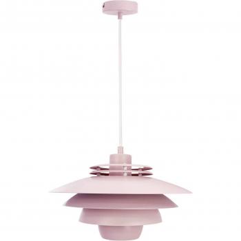 Lámpara colgante Dyberg Larsen Ejka mini, rosa, Ø 30 cm, metal