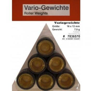 variomatik ruedas Pesas 16 x 13 mm 7 5 Talla para roller Kymco Top Boy 50 2takt