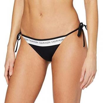 Calvin Klein String Side Tie Bikini Braguita, Pvh Black, XS para Mujer