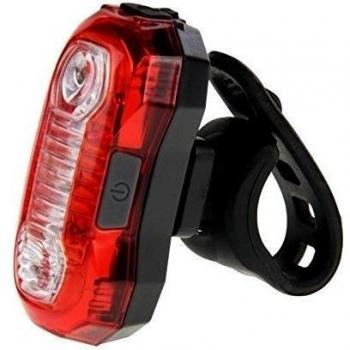 RAYPAL RPL-2265 USB recargable 5 LED SMD brillante Taillight, con soporte para manillar