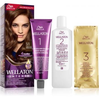 Wella Wellaton Intense Permanent Hair Dye with Argan Oil - Shade 5/0 Light Brown