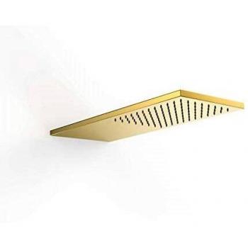 Rociador de Ducha a Pared Anticalcáreo Color Oro 24K Tres 29990302OR