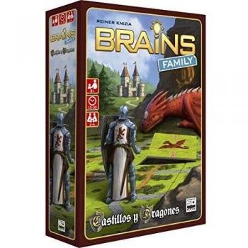 SD GAMES- Brains Family: Castillos y Dragones, Multicolor
