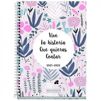 Miquelrius - Agenda Escolar 2021-2022, Tamaño Plus 15 x 21.3 cm, Día Página, Teen la Historia, Idioma Español