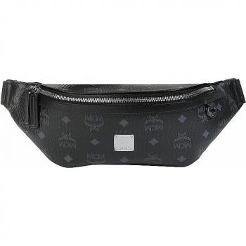 MCM Women's Fursten Visetos Black Belt Bag