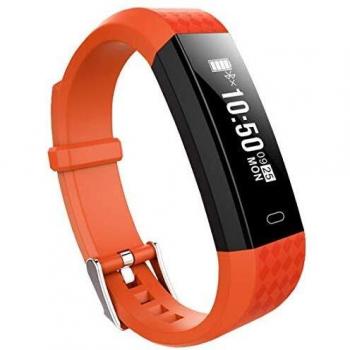 Brigmton Bsport B1 Pulsera Inteligente, Naranja, Talla Única