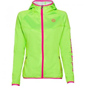 Chaqueta Bidi Badu Inga Verde Neon Rosa para Mujer con Tecnología de Entrenamiento