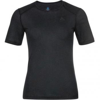 Camiseta interior Odlo Active Warm Eco Bl Crew Neck manga corta negra mujer - XS