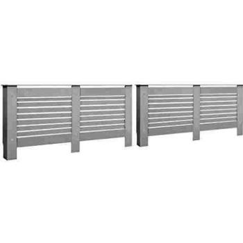 vidaXL Radiator Cover White 172x19x81.5 cm MDF