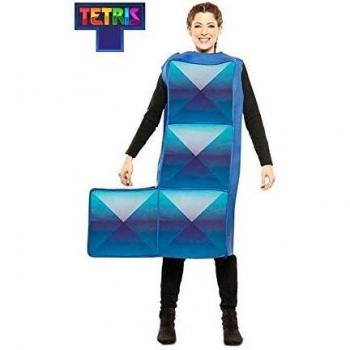 Tetris Disfraz de Figura Azul para Adultos