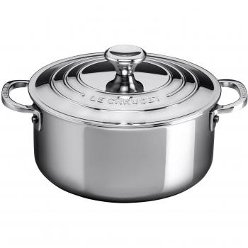 LE CREUSET Cacerola, Acero Inoxidable