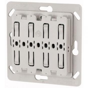 Eaton 4-Button Wireless Push Button Switch CTAA-04/04, 55x55mm, IP20