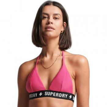 Superdry Women's Triangle Bikini Top - Raspberry Sorbet, Small