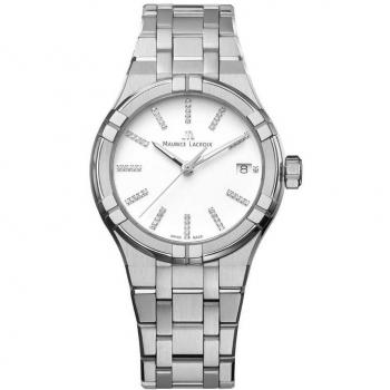Reloj de mujer Maurice Lacroix AIKON Quartz 35mm AI1106-SS002-150-1 de acero inoxidable