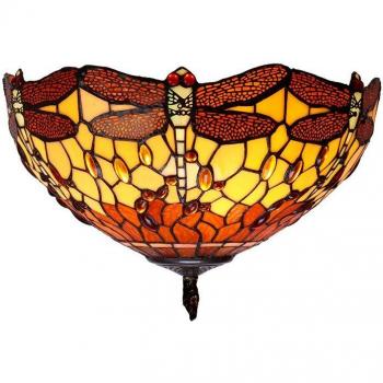 Lámpara de Techo Viro Belle Amber Ambar Hierro 60 W 40 x 25 x 40 cm
