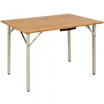 Outwell Kamloops Mesa de Comedor con Tablero de bambú, marrón, Talla única