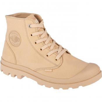 Palladium Desert Mono Chrome Boots, Unisex Beige Sneakers, Lace-up, Size: 6 US