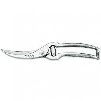 Arcos Series Ecopro, Tijeras para pollo, Hoja de Acero Inoxidable Forjado de 250 mm, Mango de Acero Inoxidable Forjado, Color Plata