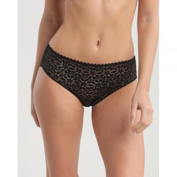 Braga Invisible de Encaje Floral DIM Daily Dentelle - Nohavičky para Mujer en Negro