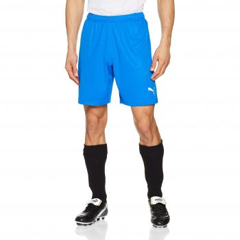 PUMA LIGA Shorts Pants, Hombre, Electric Blue Lemonade-White, S