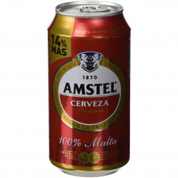 Amstel cerveza pack de 8 x 375 ml total 3000 ml