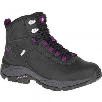 Merrell Botas De Senderismo Vego Mid Leather Waterproof Mujer Negro Lila 41 EU