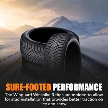 Nexen Winguard Winspike 3 - Neumático para invierno, tamaño 185/60 R15, índice de carga 88T, XL (extra load), 4PR (capas de refuerzo), con cl