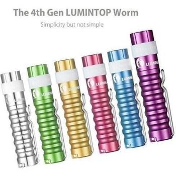 LUMINTOP WORM 4.0 XP-G2 110lm Mini LED llavero linterna lámpara