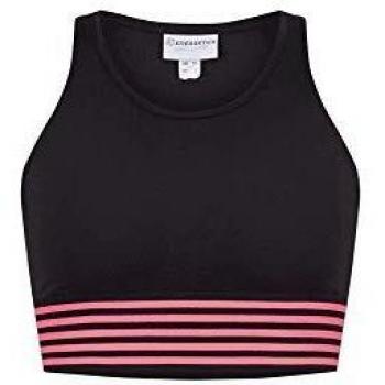 Energetics Ewelina - Sujetador deportivo para mujer, negro, 8 UK