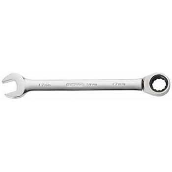 KS Tools 503.4222-E Llave combinada de carraca GEARplus, 22 mm, colgador