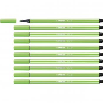 Rotulador Stabilo Pen 68 Verde Hoja 1 mm Acuarelable Ref. 68/43