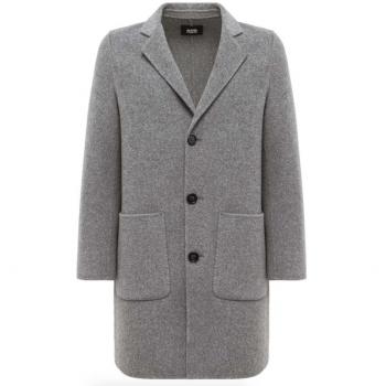 Alpha Studio Gray Wool Single-Breasted Jacket IT48 | M