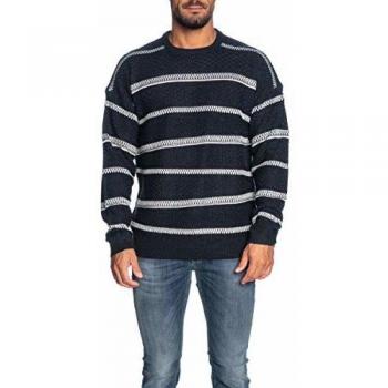 Only & Sons onsPerry 5 - Jersey para Hombre, diseño de Rayas Gris Claro XL