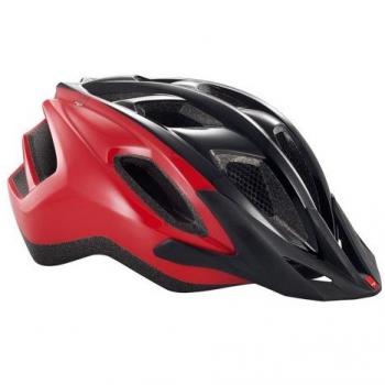 MET M3HM102UNRN2 - Casco, M, Rojo - Negro, Unisex
