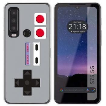 Funda de Silicona para CAT S75 5G con Diseño de Consola y Dibujos