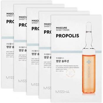 MISSHA Mascure Sheet Mask Propolis Nutrition Solution - Pack of 10 Sheets