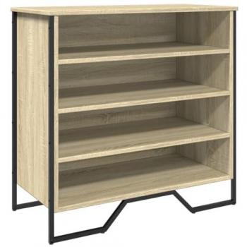 Zapatero de madera de ingeniería roble Sonoma 80x38x78 cm