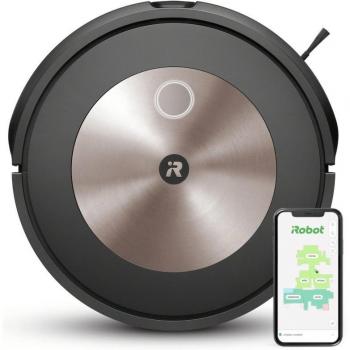 iRobot Roomba Combo J5 Robot Aspirador y Fregasuelos 2 en 1 con Sensores de Detección de Suciedad, Ideal para Mascotas, Mapeo Avanzado, Control por Voz y App