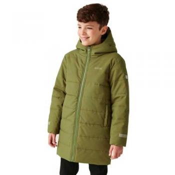 Regatta Kids Nephrite Green/Black Water-Repellent Quilted Lakiver Jacket, Size 14 Years