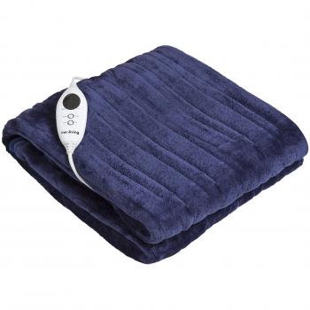 Manta Eléctrica Innoliving 150x122 cm, 3 Niveles de Temperatura, Apagado Automático, Ideal para Relax, Lavable en Lavadora