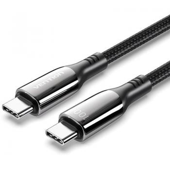 VENTION CTKBAV USB TIPO-C/M – USB TIPO-C/M 5A 100W 1.2M NEGRO
