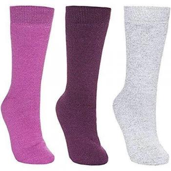 Trespass Womens/Ladies Alert Walking Socks Three Pair Pack