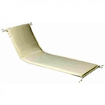 PAPILLON Cojin para Tumbona 200x65x5 cm. Beige Desenfundable