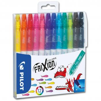 Pilot Rotuladores borrables Frixion Colors 12 unidades, 1 paquete, contenido del paquete: 12 unidades