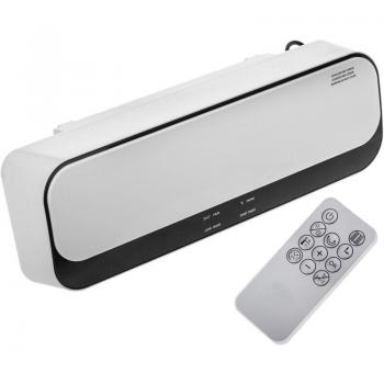 Calefactor split cerámico de pared 1000/2000 W gris con mando a distancia