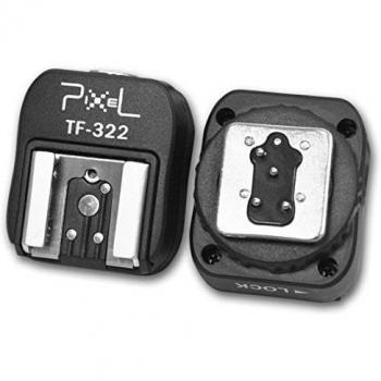 Pixel TF-362 322 TTL Flash Adaptador de zapata para flash de estudio y flash con hembra de PC Sync para Nikon