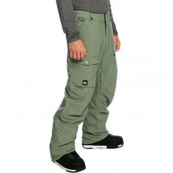Quiksilver Utility Pant Laurel Wreath M - Pantalón de esquí para hombre, color Laurel Wreath, diseño funcional y cómodo, fabricado con materiales resistentes al agua y al viento, con múltiples bolsillos para almacenamiento, ajuste regular y