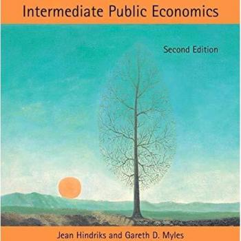 Intermediate Public Economics Textbook - MIT Press Edition