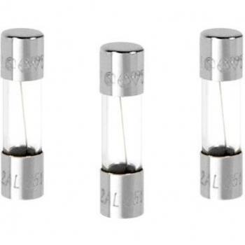 Juego de 3 fusibles de vidrio 2A 250V 5x20 mm